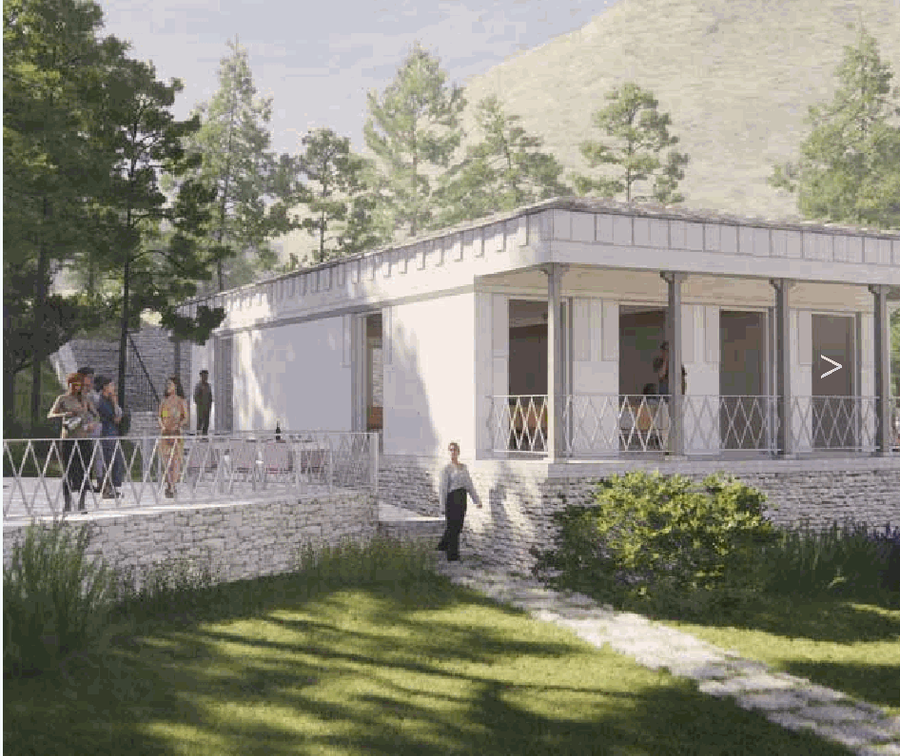 Makryammos corporate events pavilion