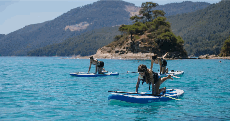 Makryammos paddle boarding
